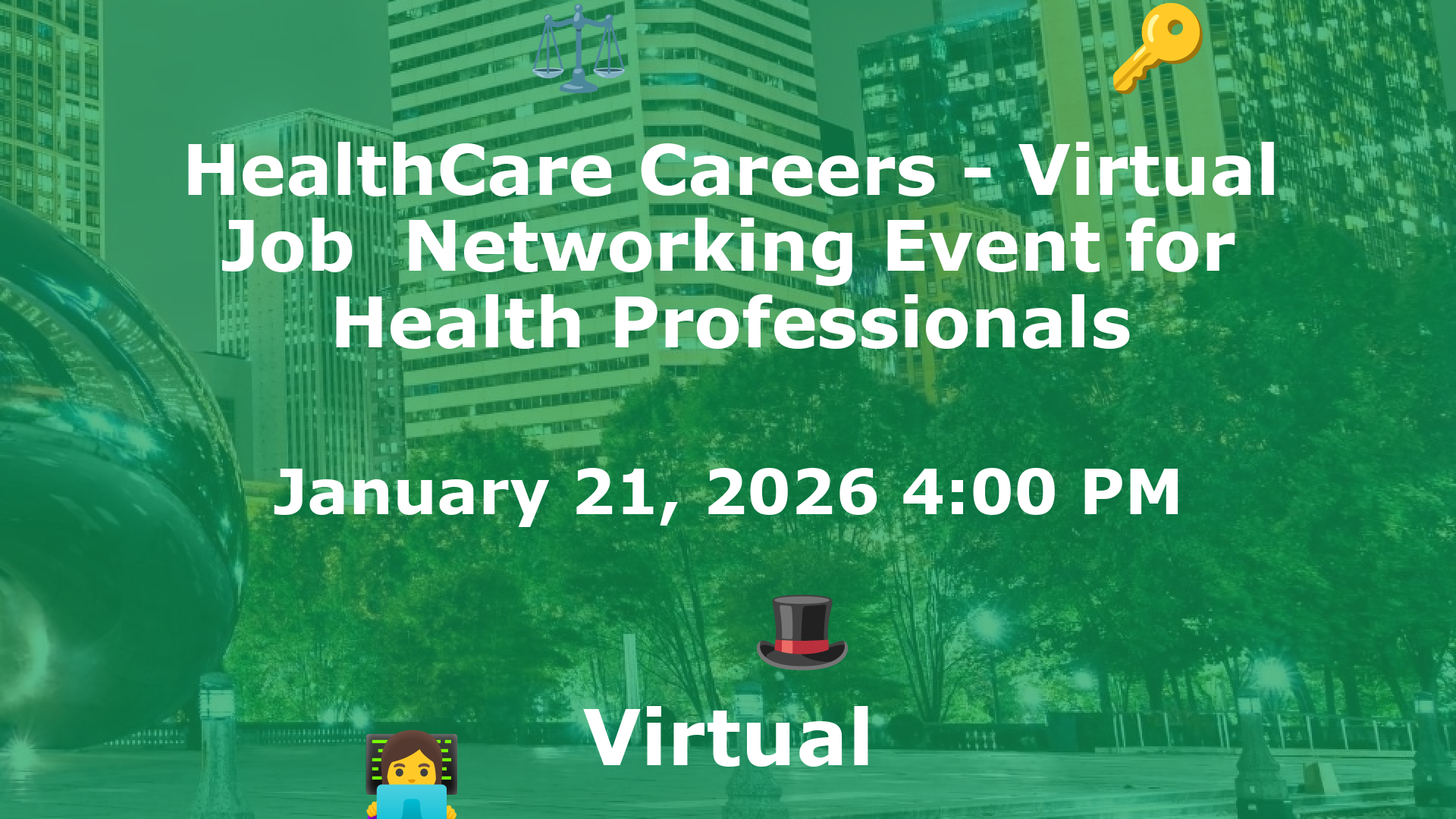 HealthCare Careers - Virtual Job  Networking Event for Health Professionals event image